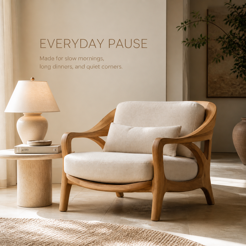 Rowan Hollow Form Natural Wood Chair - Design 034 - product image 07
