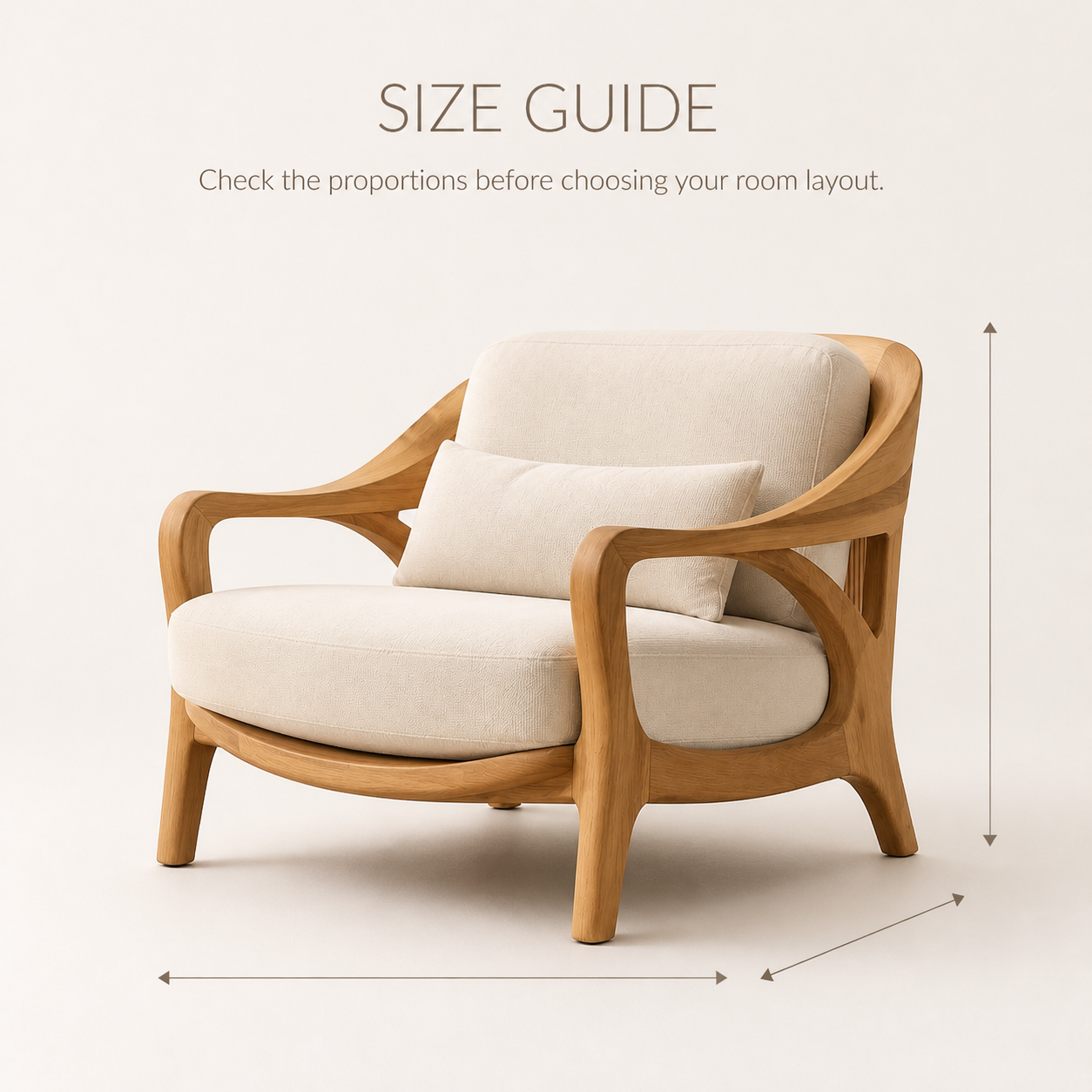 Rowan Hollow Form Natural Wood Chair - Design 034 - product image 08