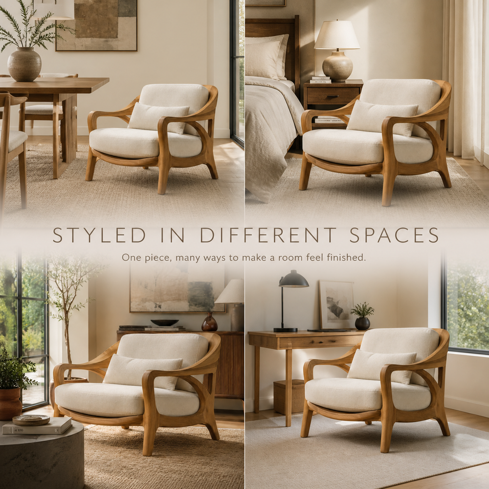 Rowan Hollow Form Natural Wood Chair - Design 034 - product image 10