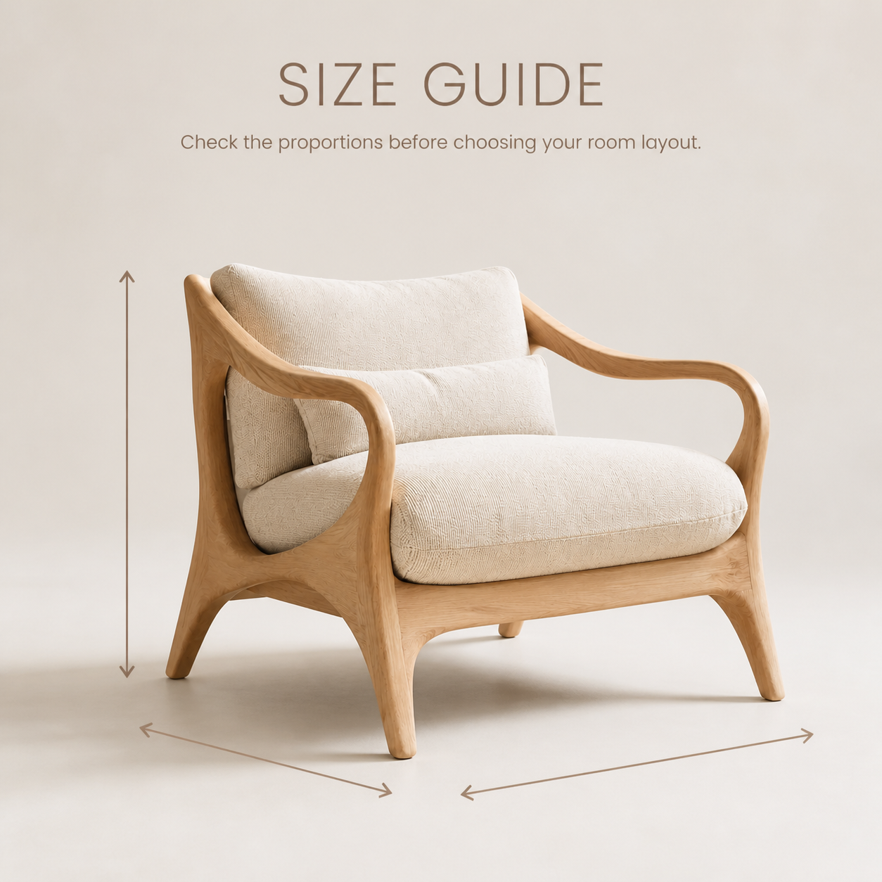 Soren Rounded Natural Wood Lounge Chair - Design 036 - product image 08