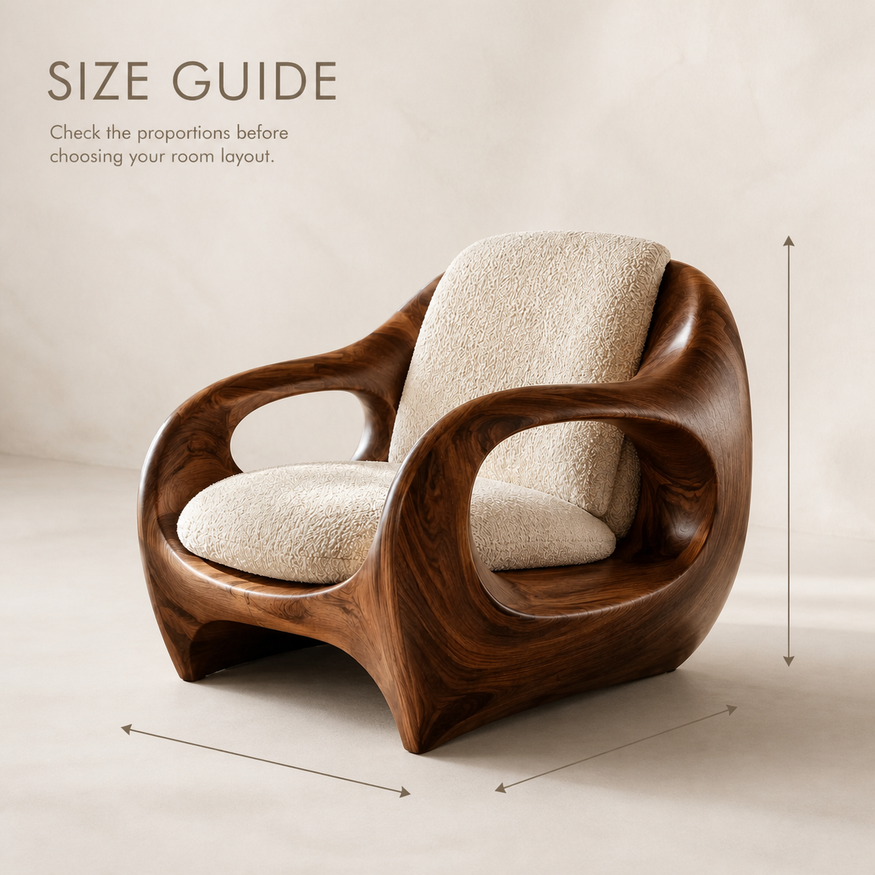 Elara Gallery Natural Wood Accent Chair - Design 037 - product image 08