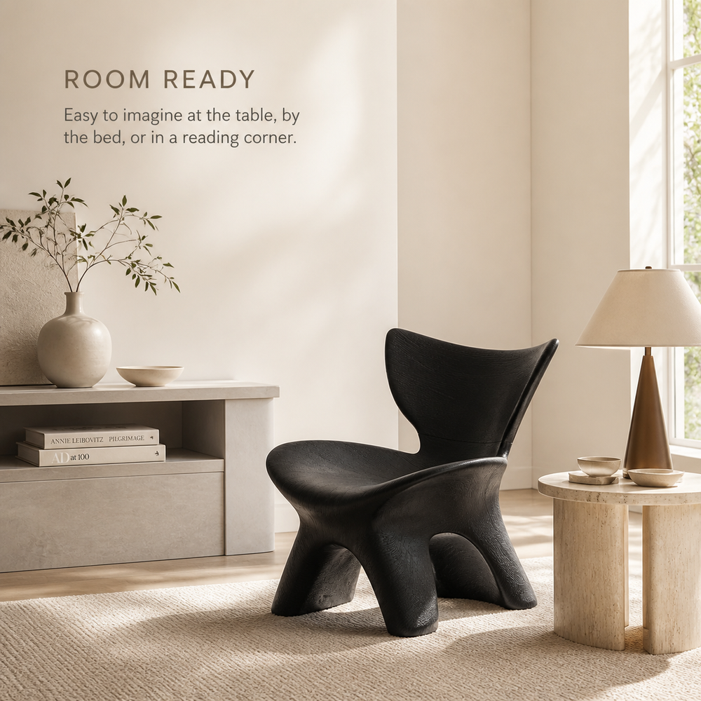Veyra Soft Curve Natural Wood Chair - Design 038 - product image 04
