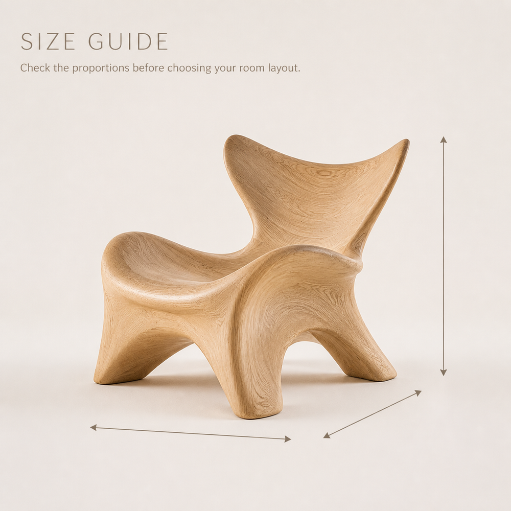 Calder Organic Modern Natural Wood Chair - Design 039 - product image 08