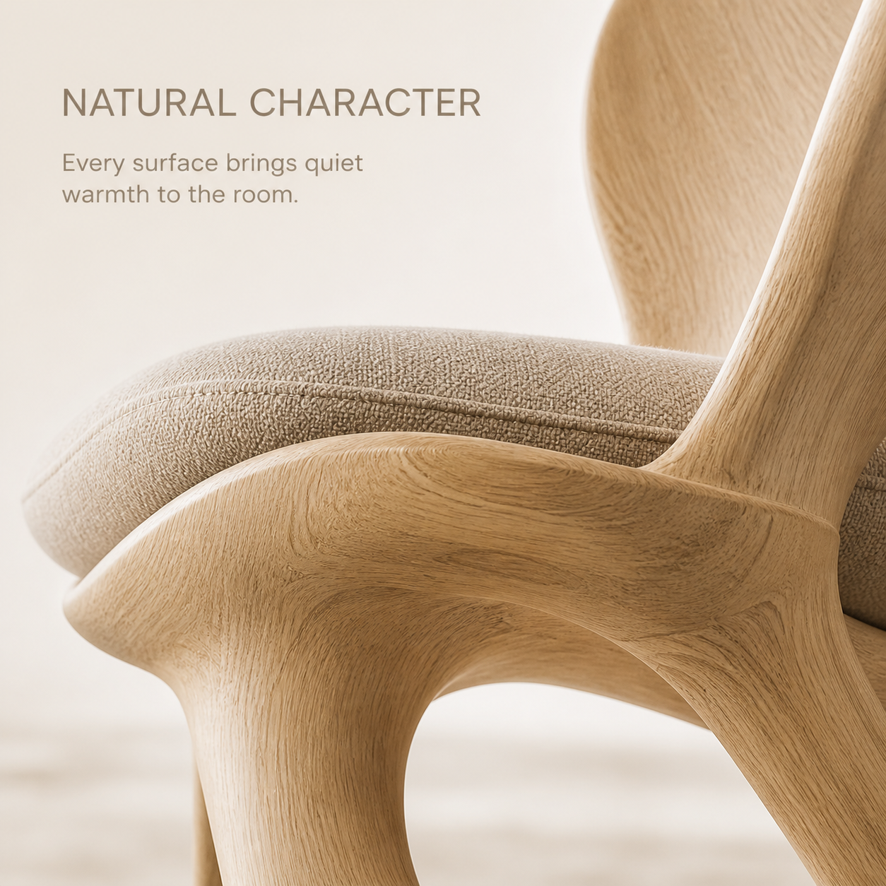 Nolan Arc Natural Wood Lounge Chair - Design 040 - product image 05