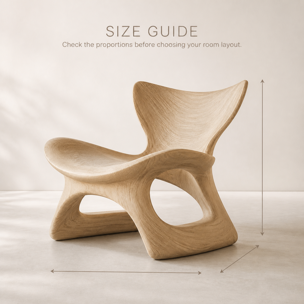 Nolan Arc Natural Wood Lounge Chair - Design 040 - product image 08