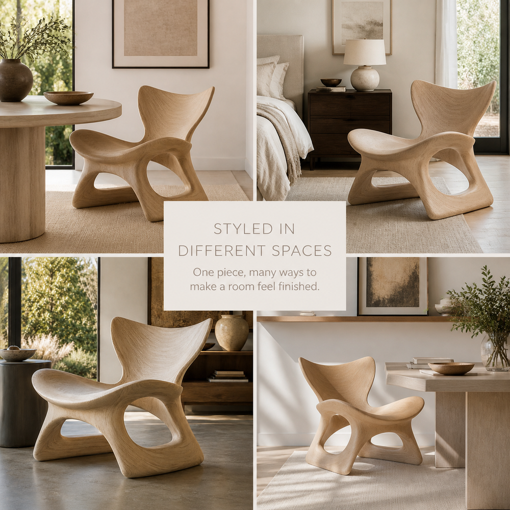 Nolan Arc Natural Wood Lounge Chair - Design 040 - product image 10