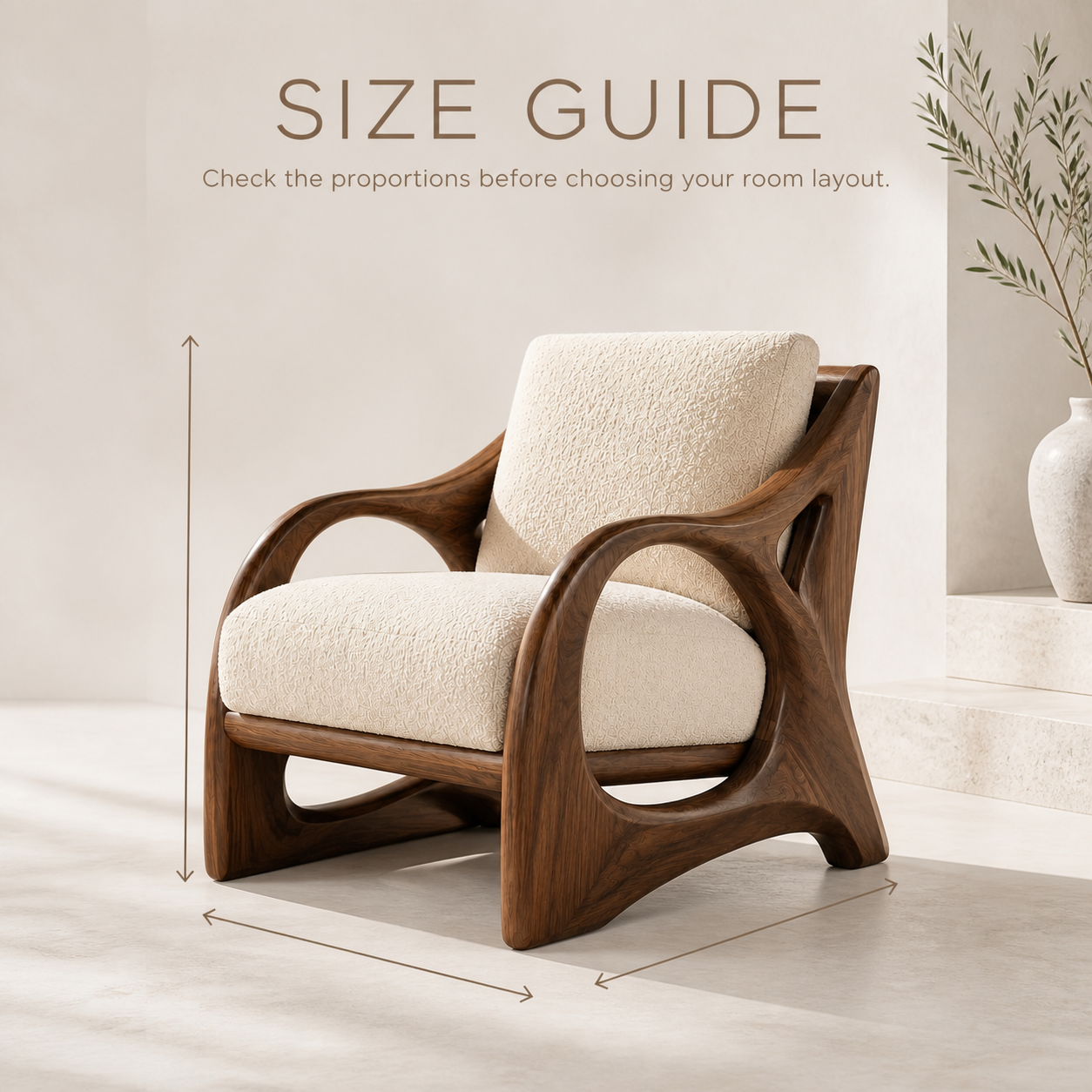 Brielle Sculpted Natural Wood Chair - Design 041 - product image 08