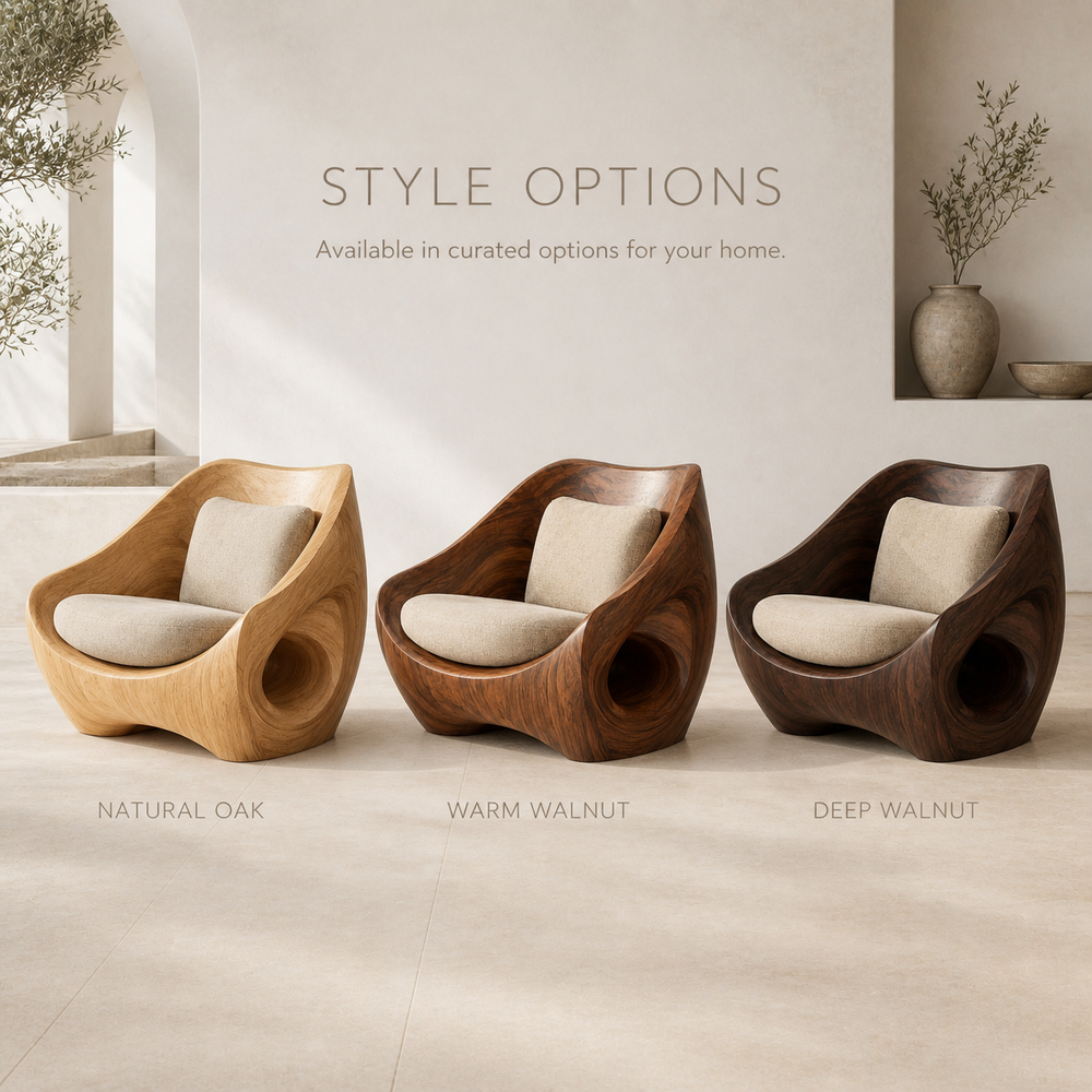 Mira Organic Natural Wood Lounge Chair - Design 045 - product image 11