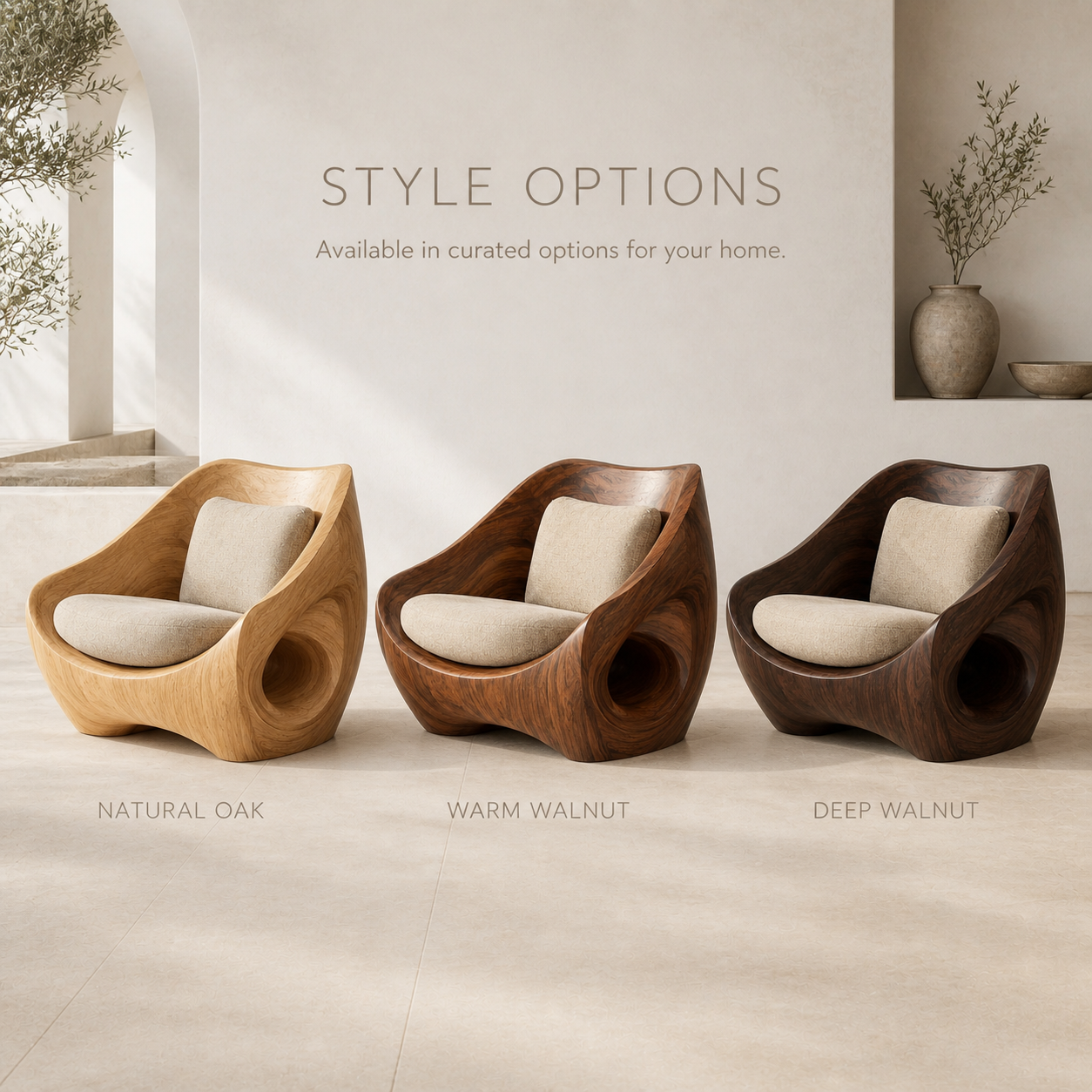Mira Organic Natural Wood Lounge Chair - Design 045 - product image 11