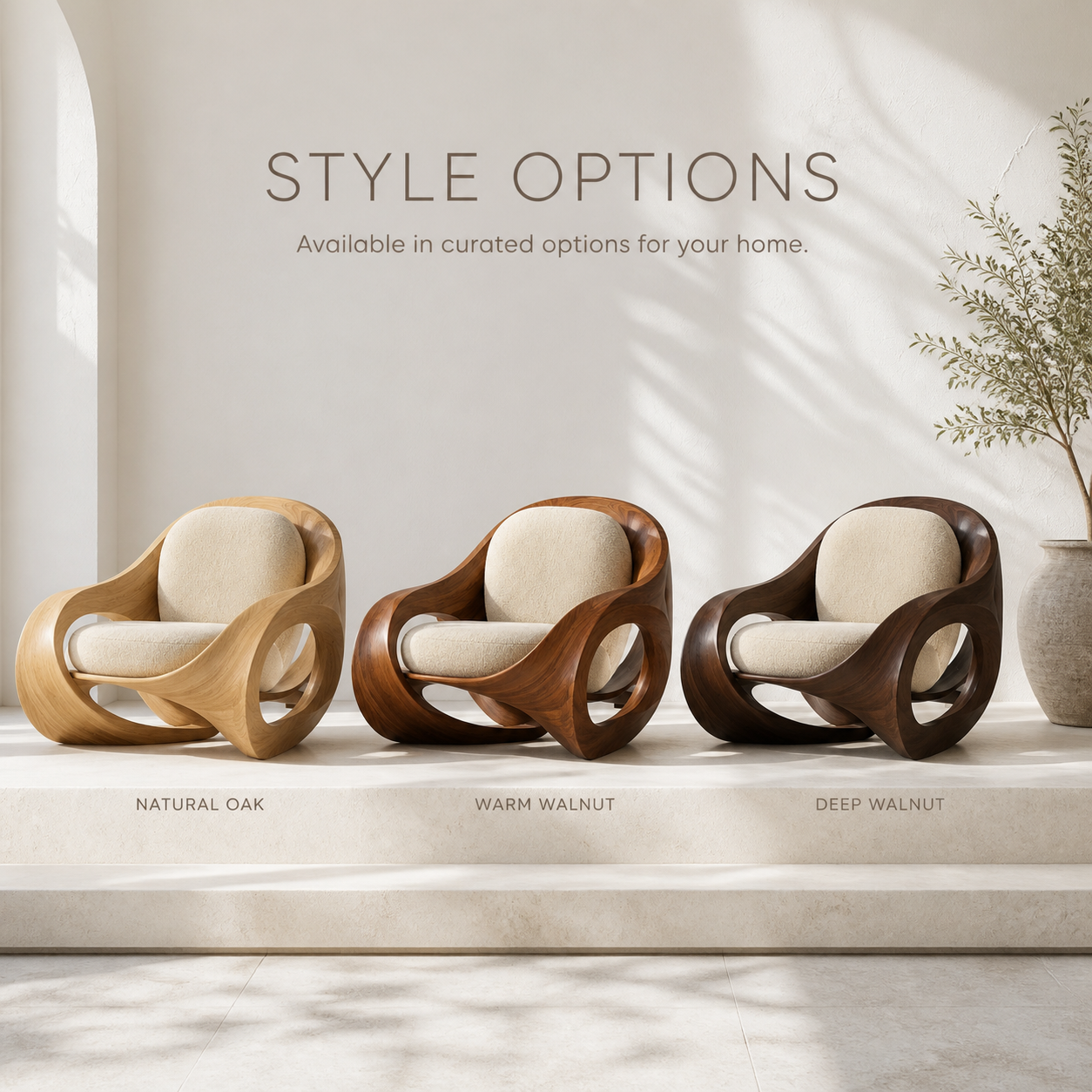 Rowan Hollow Form Natural Wood Chair - Design 046 - product image 11