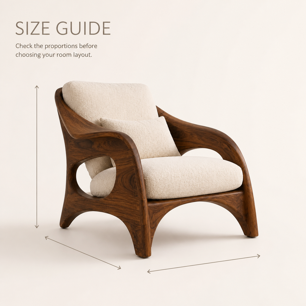 Liora Warm Natural Wood Accent Chair - Design 047 - product image 08
