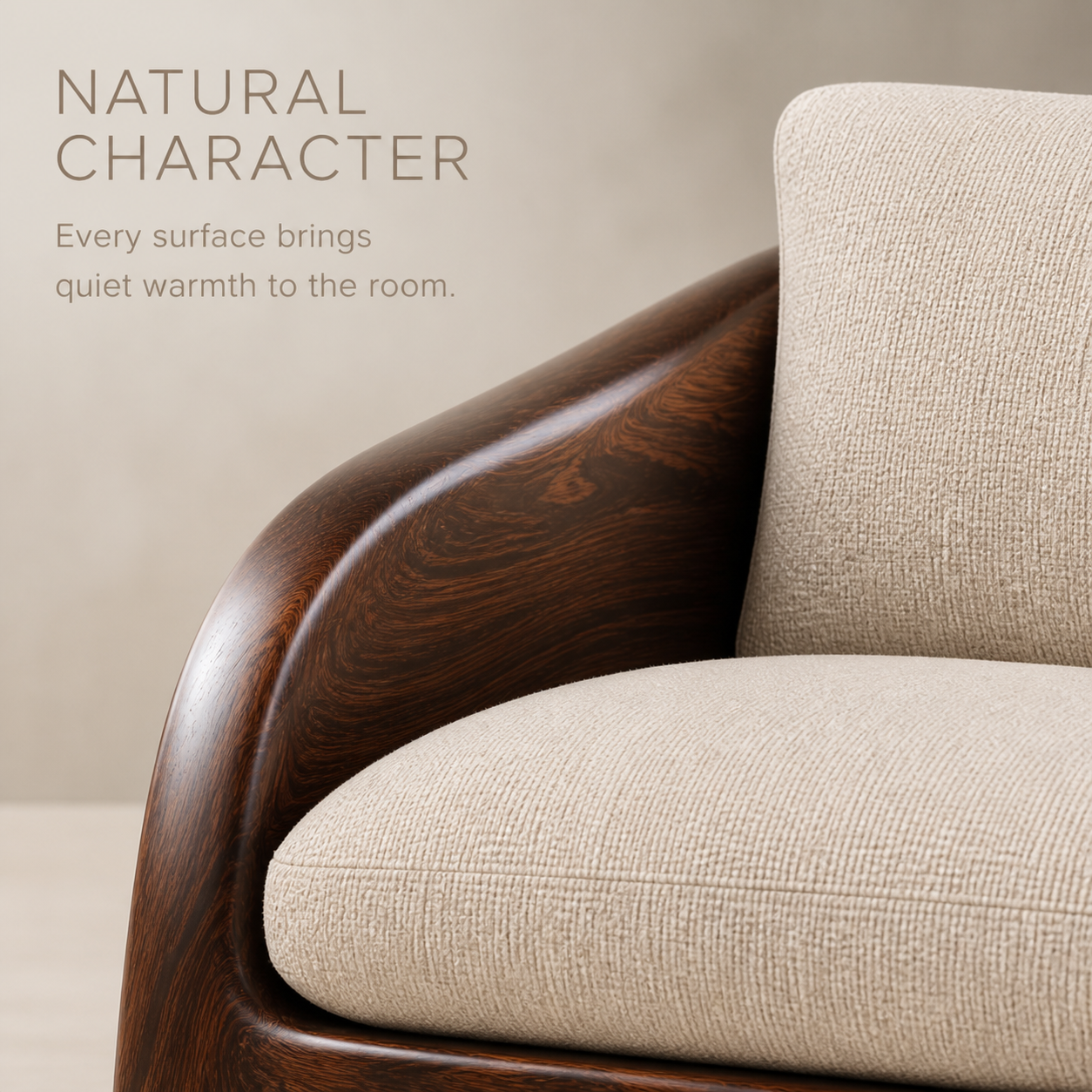 Elara Gallery Natural Wood Accent Chair - Design 049 - product image 05