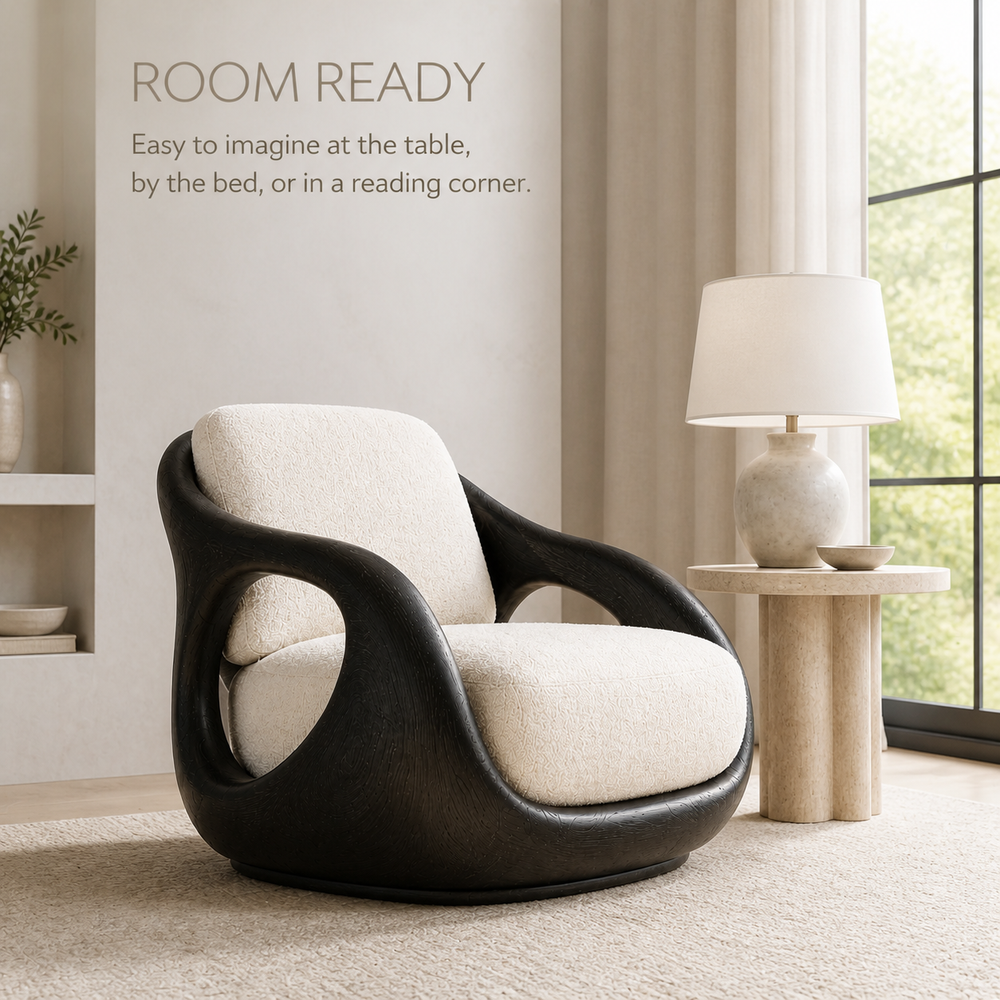 Veyra Soft Curve Natural Wood Chair - Design 050 - product image 04