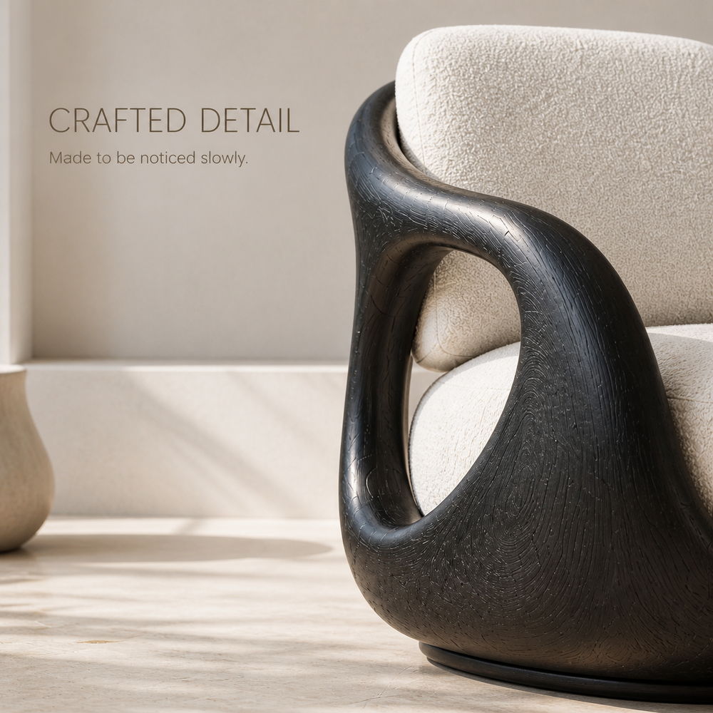 Veyra Soft Curve Natural Wood Chair - Design 050 - product image 06