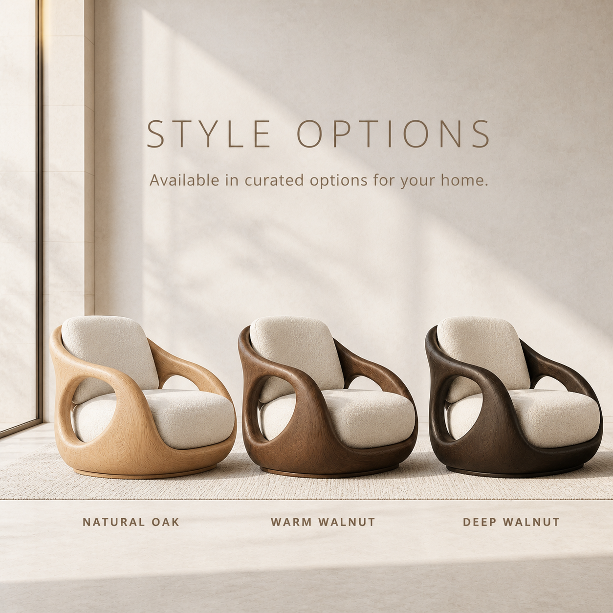 Veyra Soft Curve Natural Wood Chair - Design 050 - product image 11