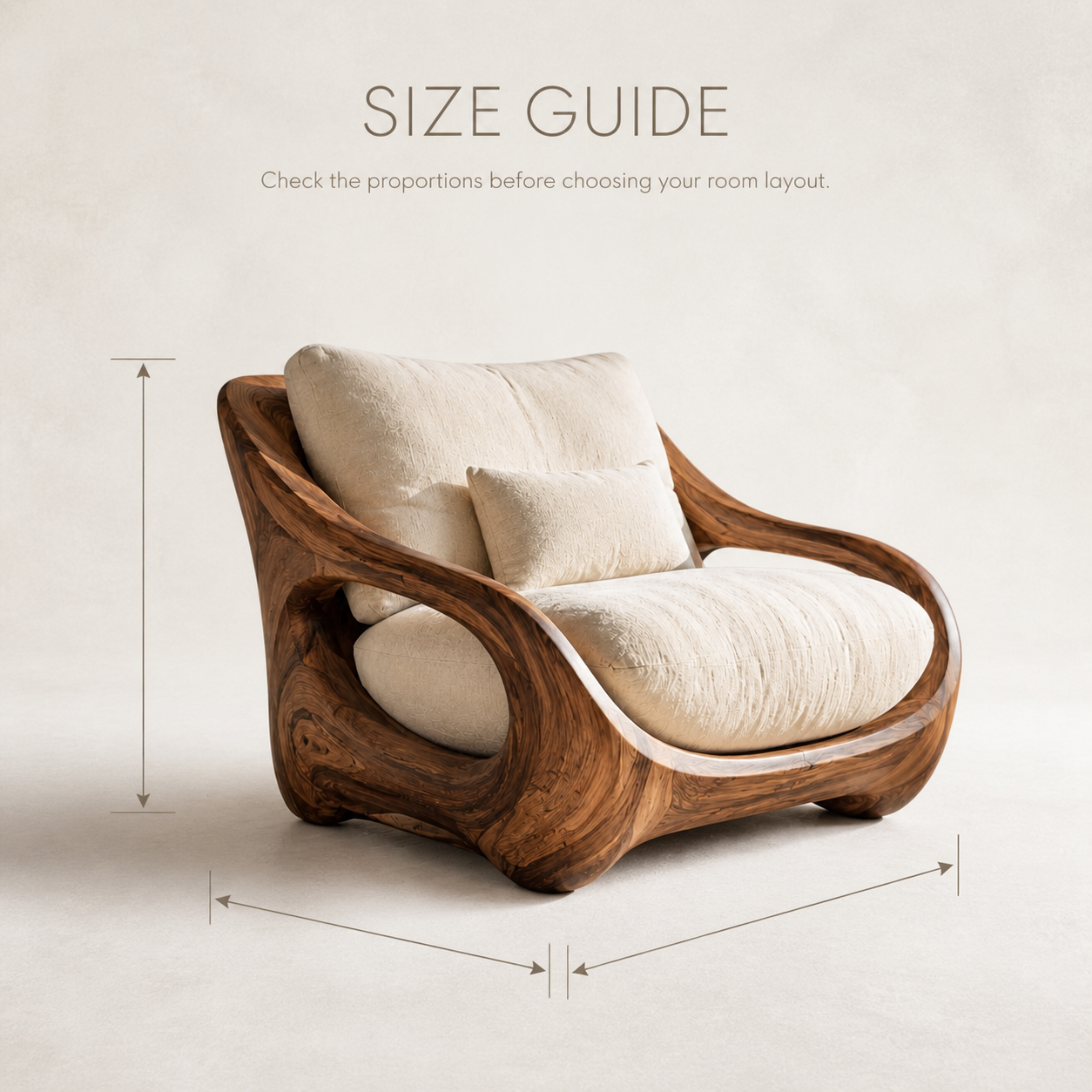 Nolan Arc Natural Wood Lounge Chair - Design 052 - product image 08