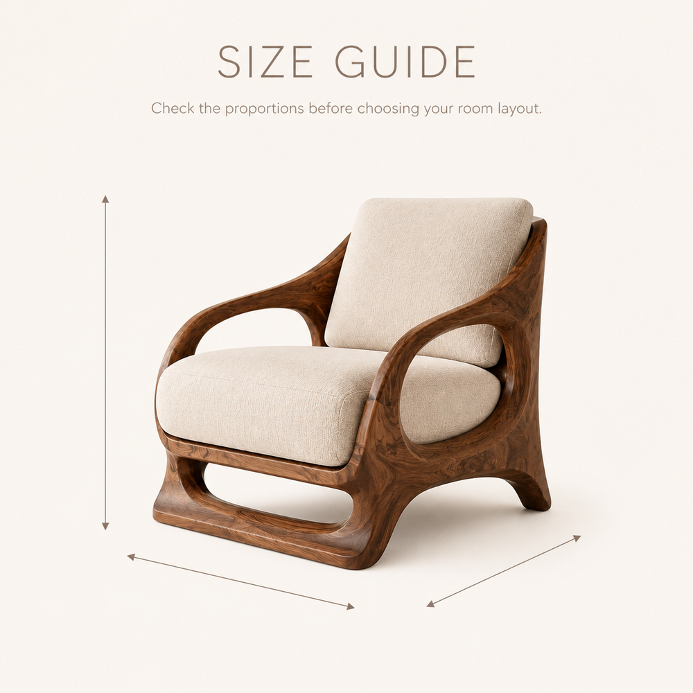 Marin Curved Natural Wood Lounge Chair - Design 054 - product image 08