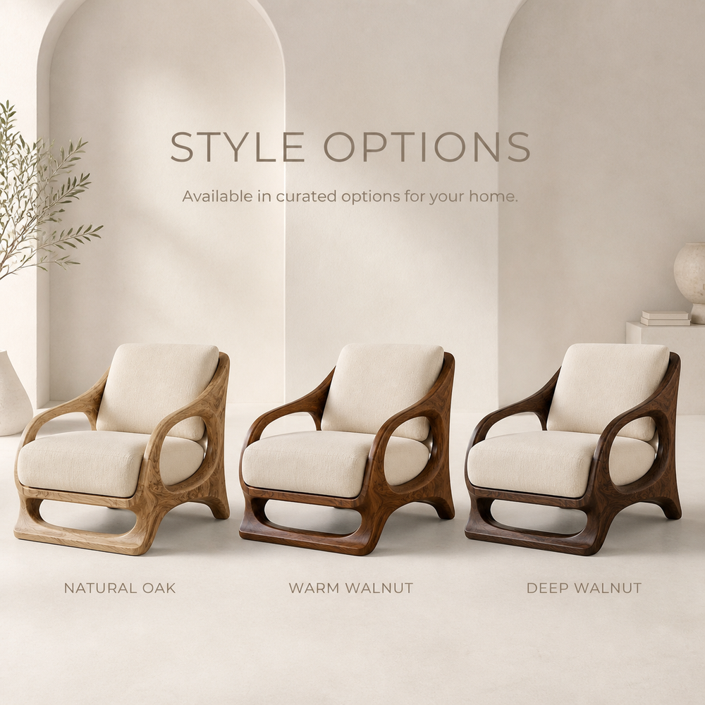Marin Curved Natural Wood Lounge Chair - Design 054 - product image 11