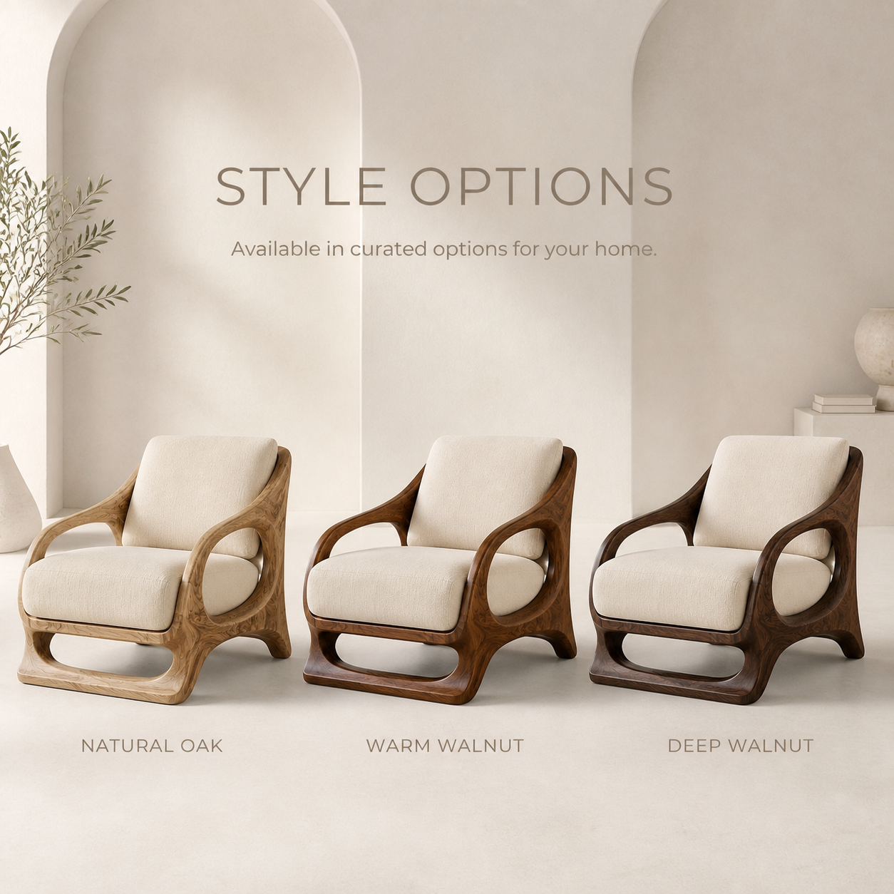 Marin Curved Natural Wood Lounge Chair - Design 054 - product image 11