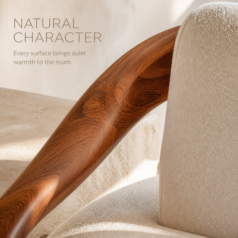 Rowan Hollow Form Natural Wood Chair - Design 058 - product image 05