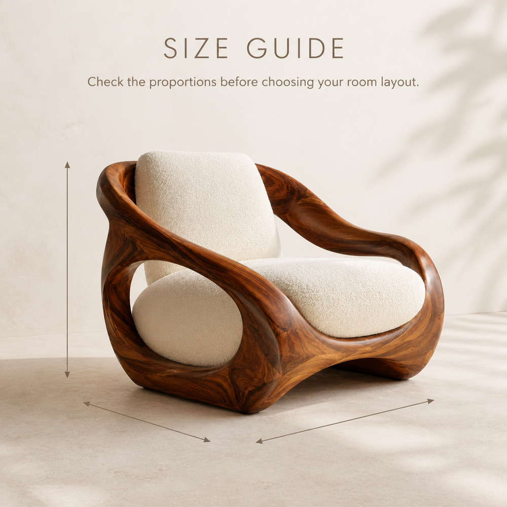 Rowan Hollow Form Natural Wood Chair - Design 058 - product image 08