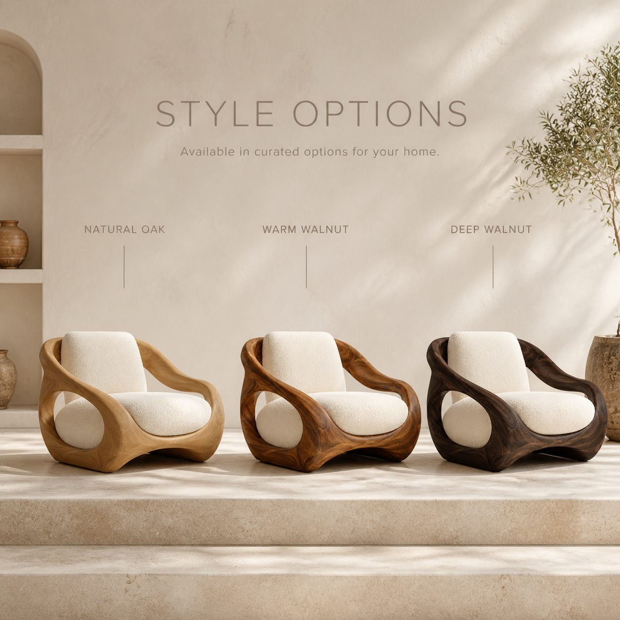 Rowan Hollow Form Natural Wood Chair - Design 058 - product image 11