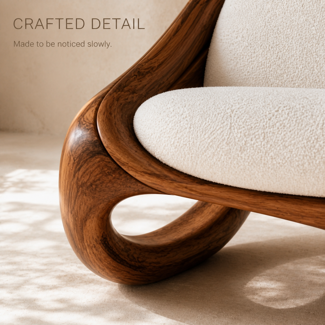 Liora Warm Natural Wood Accent Chair - Design 059 - product image 06