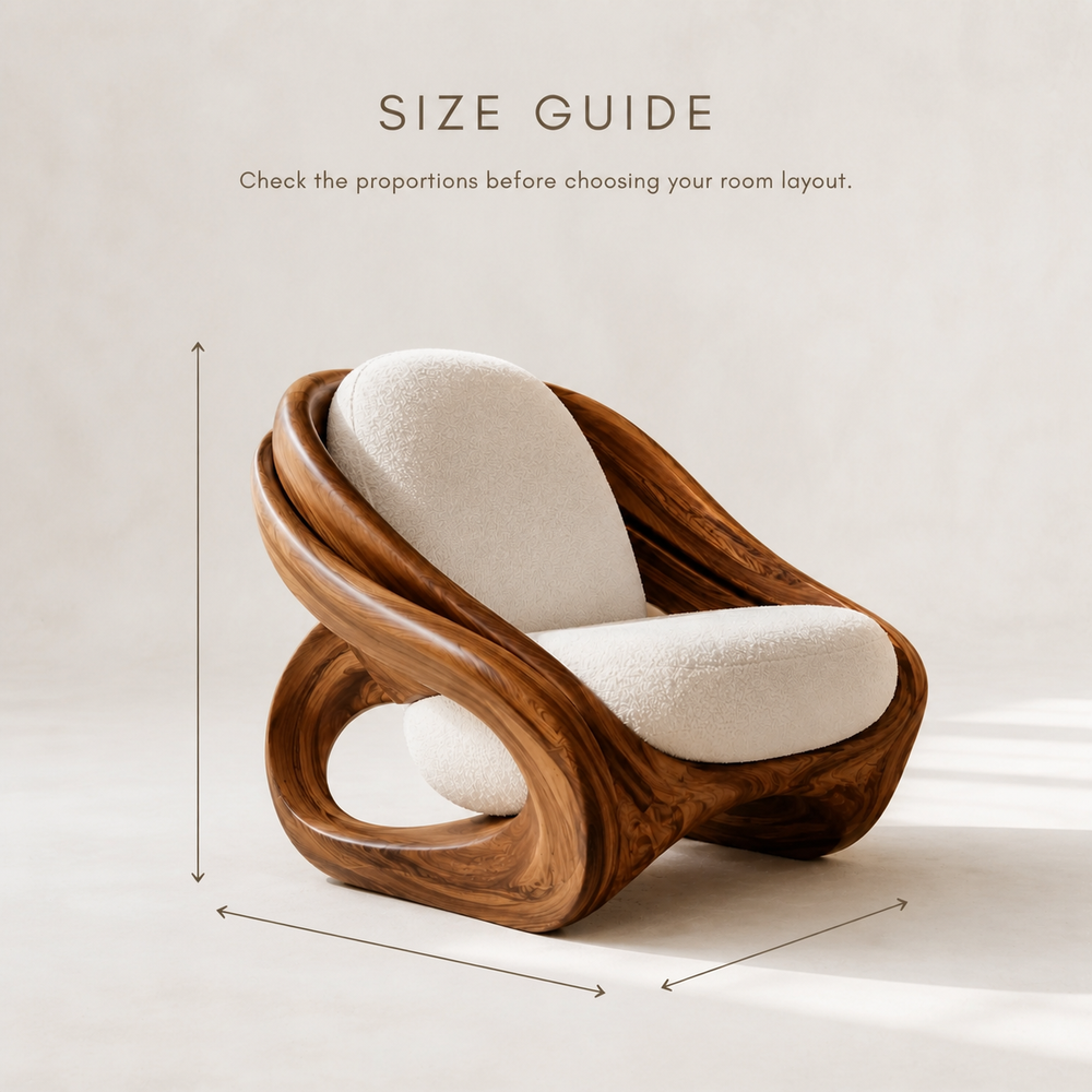 Liora Warm Natural Wood Accent Chair - Design 059 - product image 08