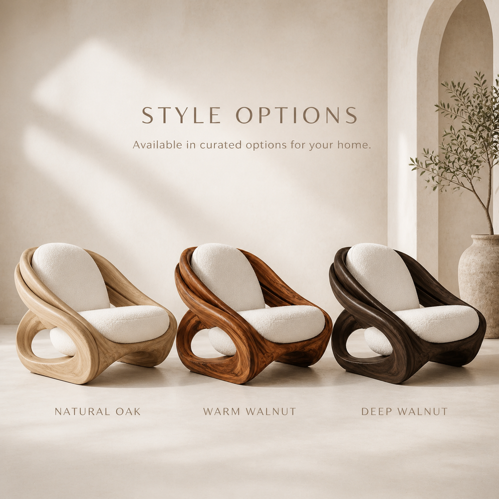 Liora Warm Natural Wood Accent Chair - Design 059 - product image 11