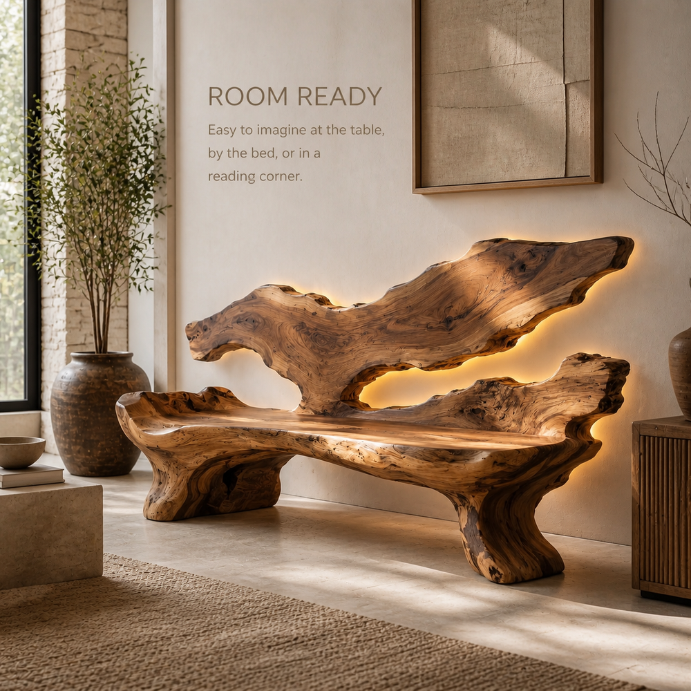 Soren Rounded Natural Wood Lounge Chair - Design 060 - product image 04