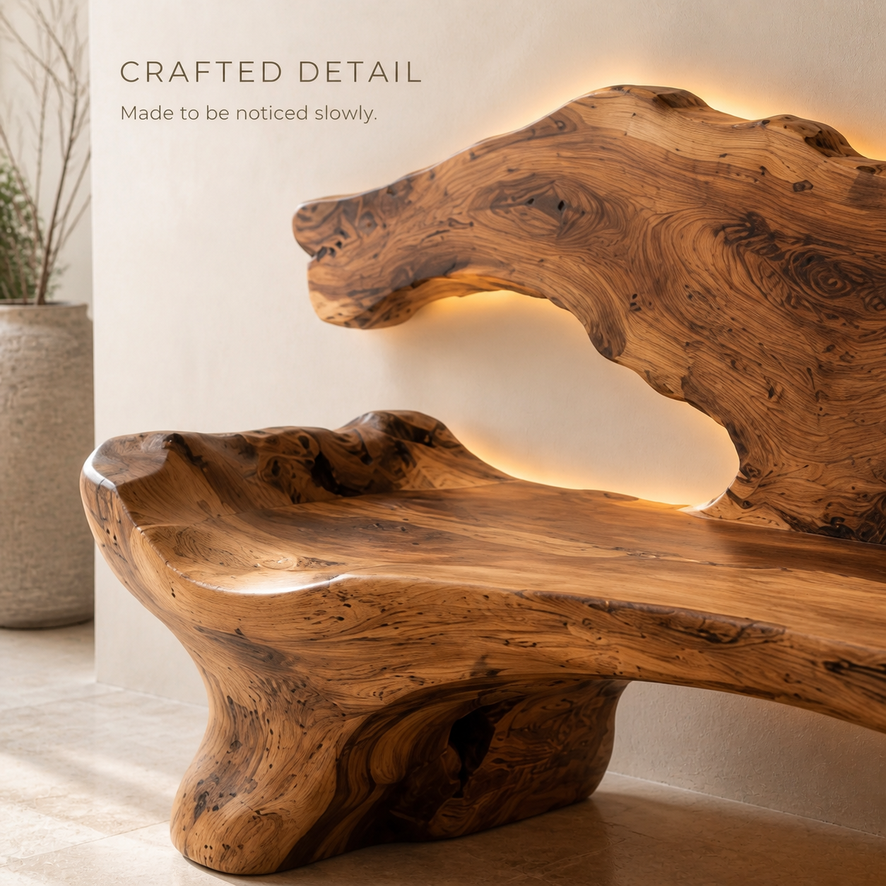 Soren Rounded Natural Wood Lounge Chair - Design 060 - product image 06