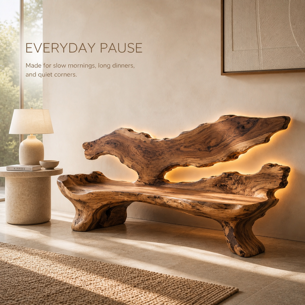 Soren Rounded Natural Wood Lounge Chair - Design 060 - product image 07