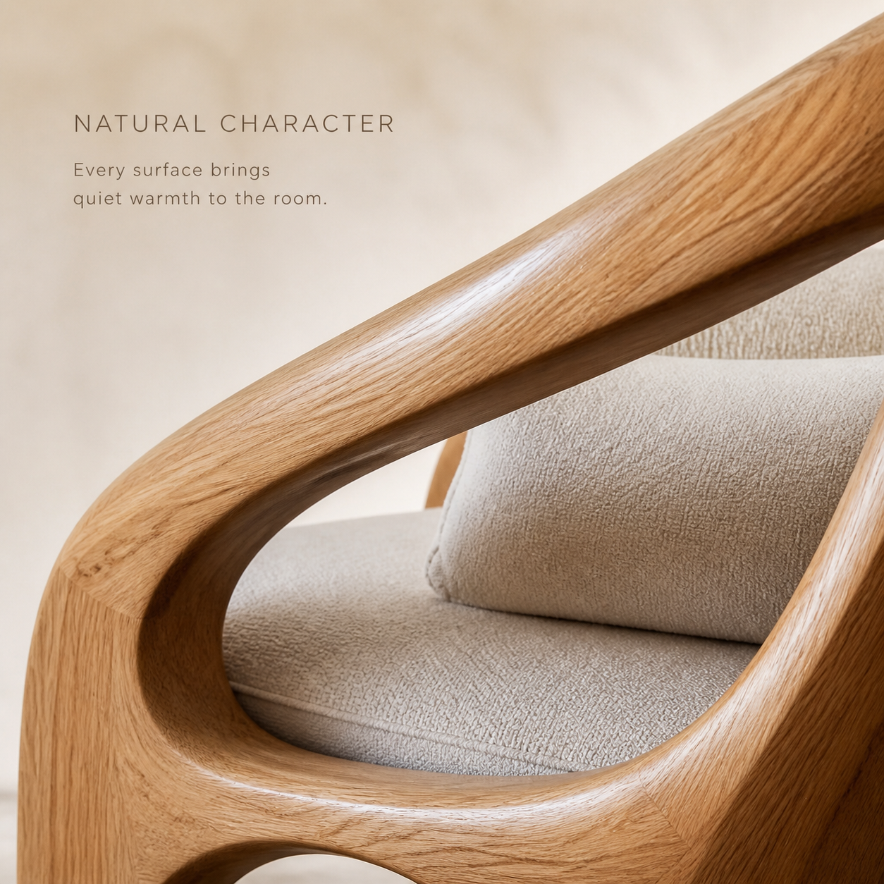 Elara Gallery Natural Wood Accent Chair - Design 061 - product image 05