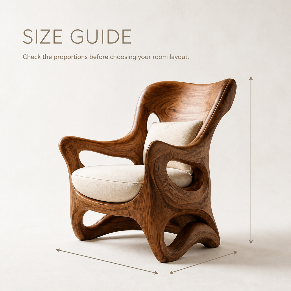 Veyra Soft Curve Natural Wood Chair - Design 062 - product image 08