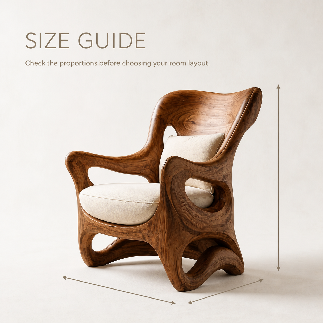 Veyra Soft Curve Natural Wood Chair - Design 062 - product image 08