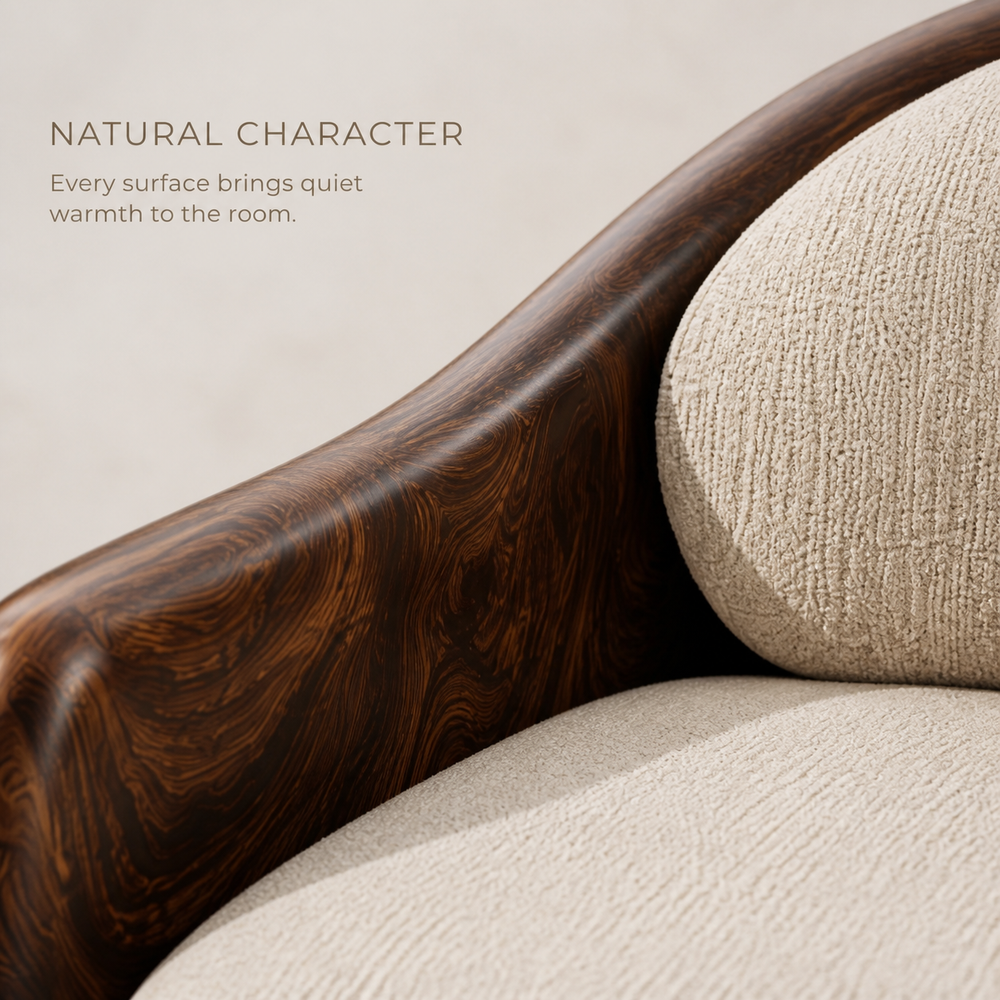 Calder Organic Modern Natural Wood Chair - Design 063 - product image 05