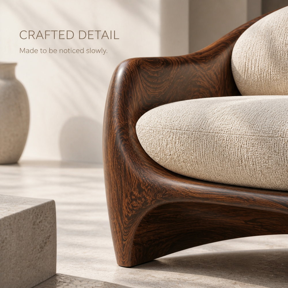 Calder Organic Modern Natural Wood Chair - Design 063 - product image 06