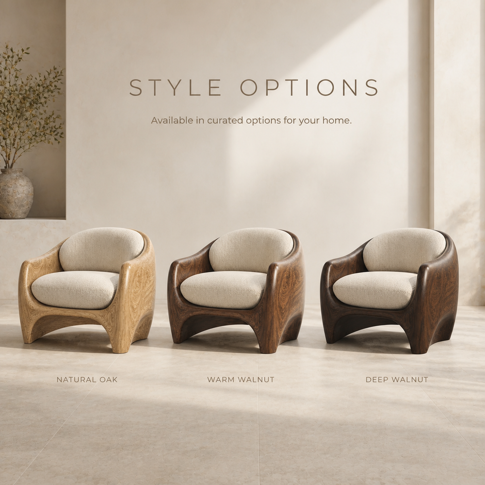 Calder Organic Modern Natural Wood Chair - Design 063 - product image 11