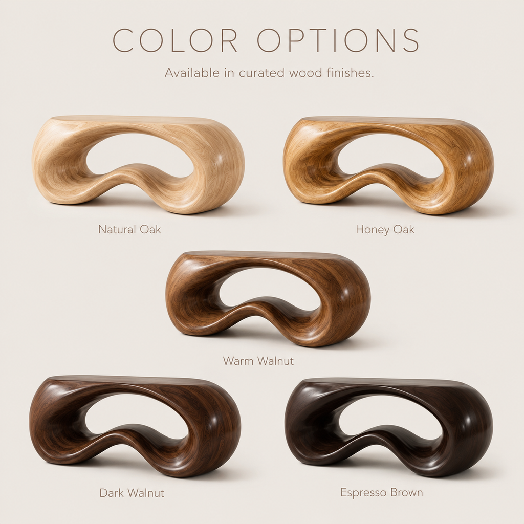 Solenne Rounded Console Table - Color Options
