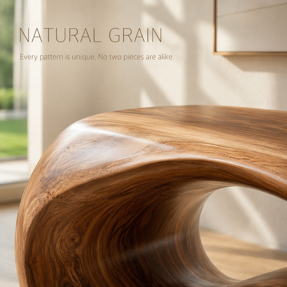 Solenne Rounded Console Table - product detail 4