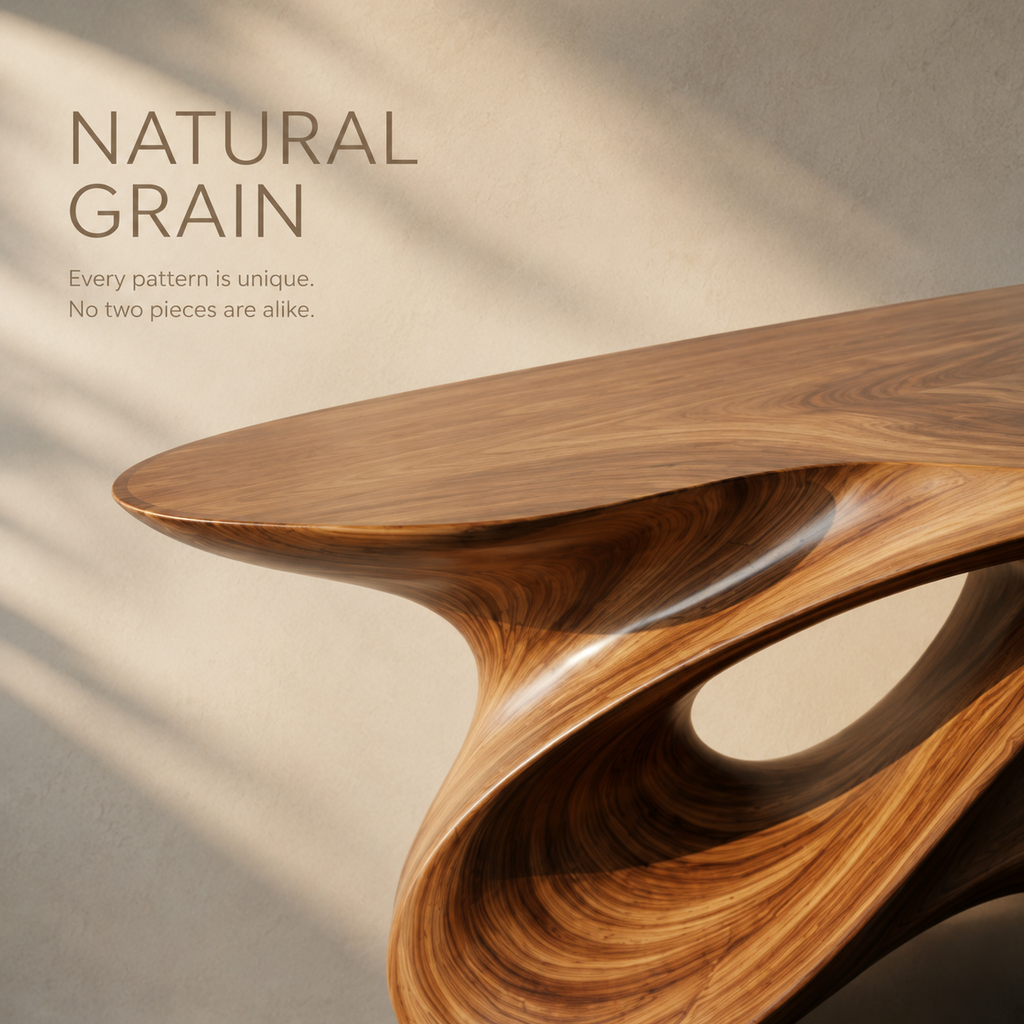 Vesper Soft Curve Console Table - product detail 5