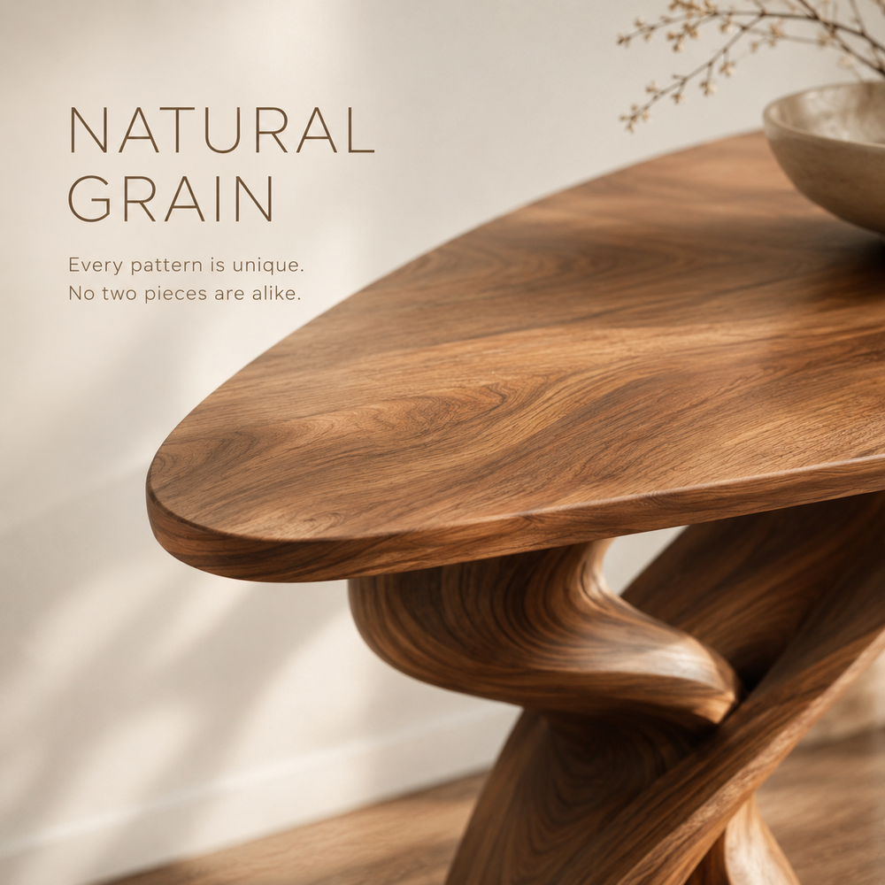 Isla Wave Base Console Table - product detail 4