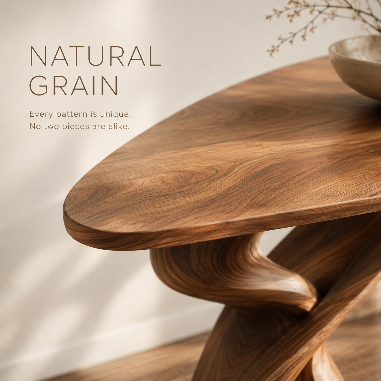 Isla Wave Base Console Table - product detail 4