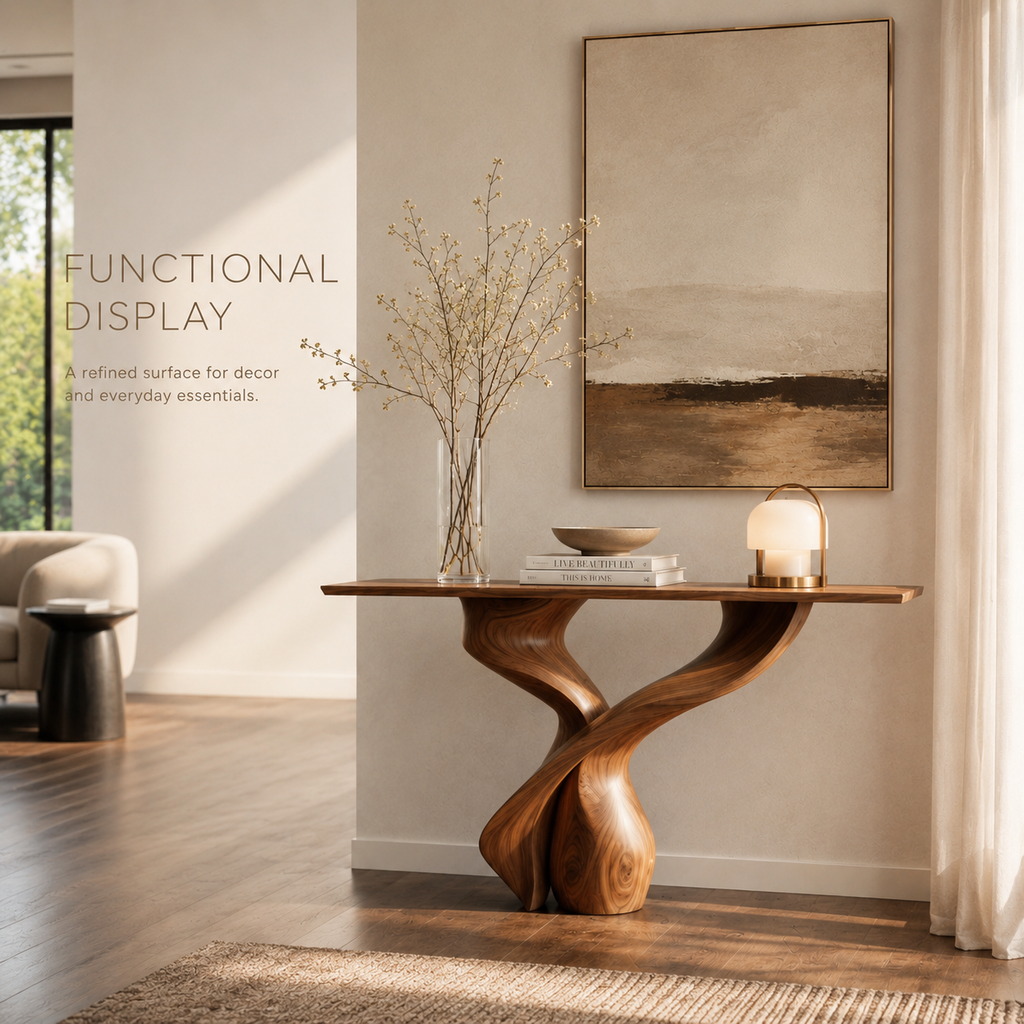 Isla Wave Base Console Table - product detail 6