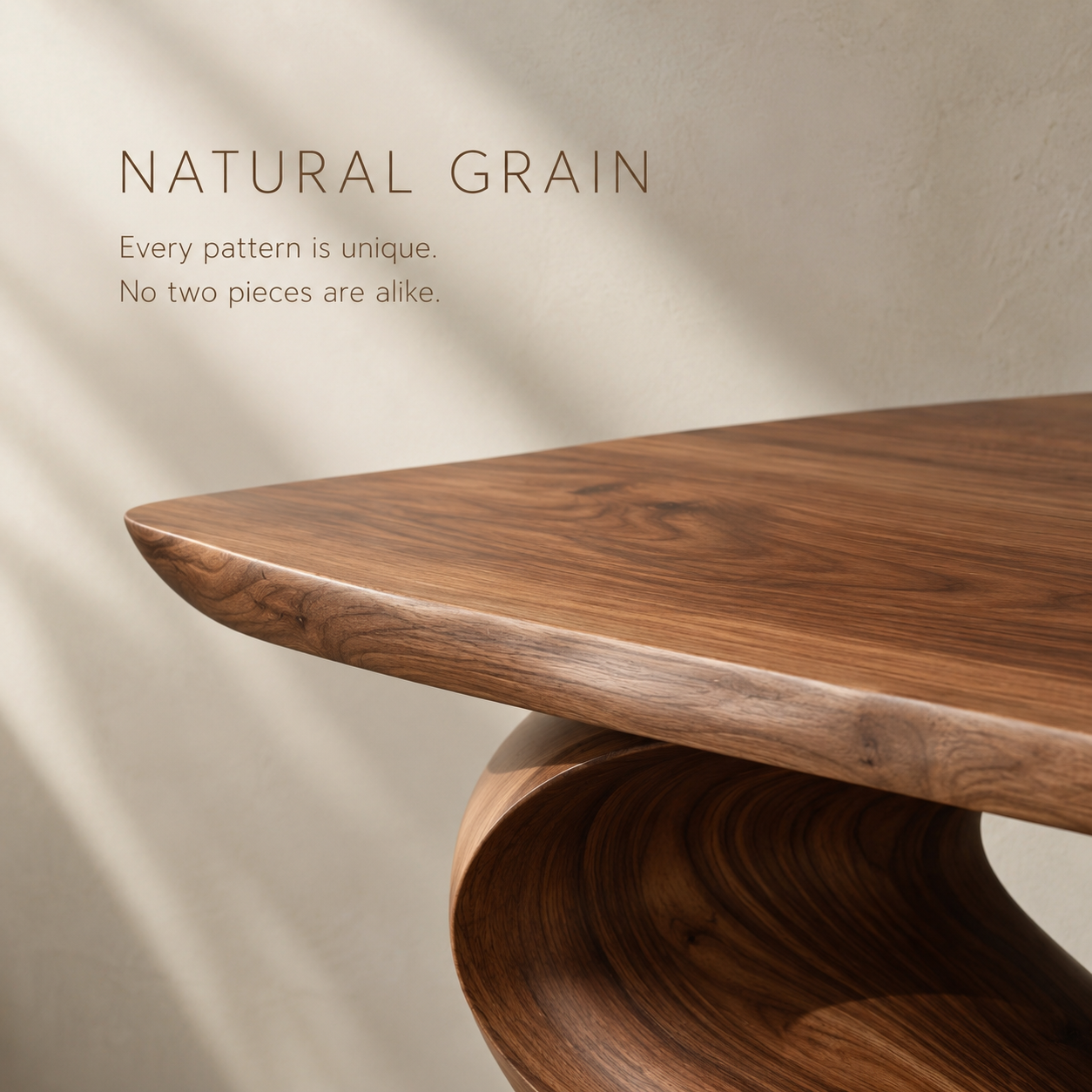 Dune Sculptural Hall Console Table - product detail 4