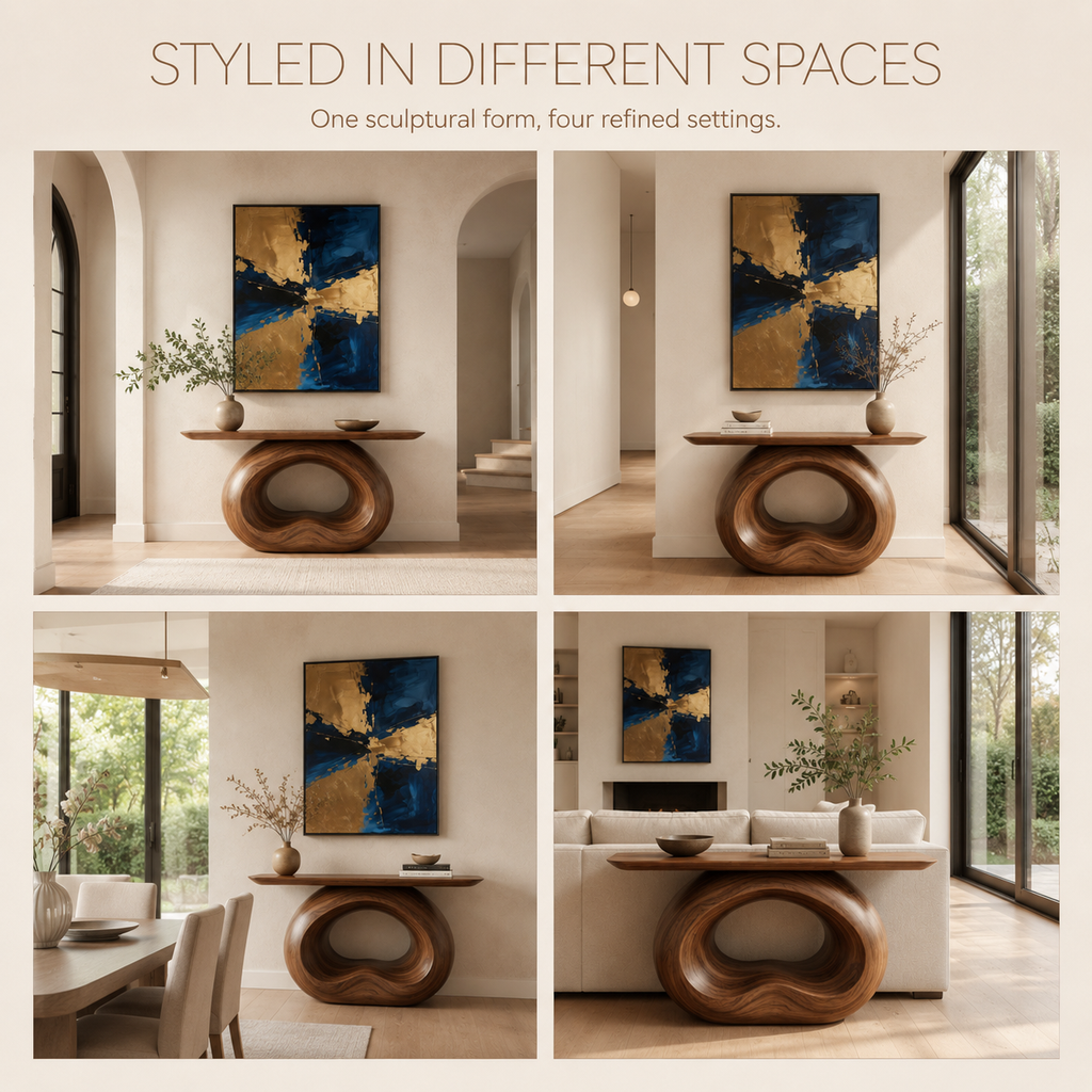 Koa Soft Edge Console Table - product detail 9