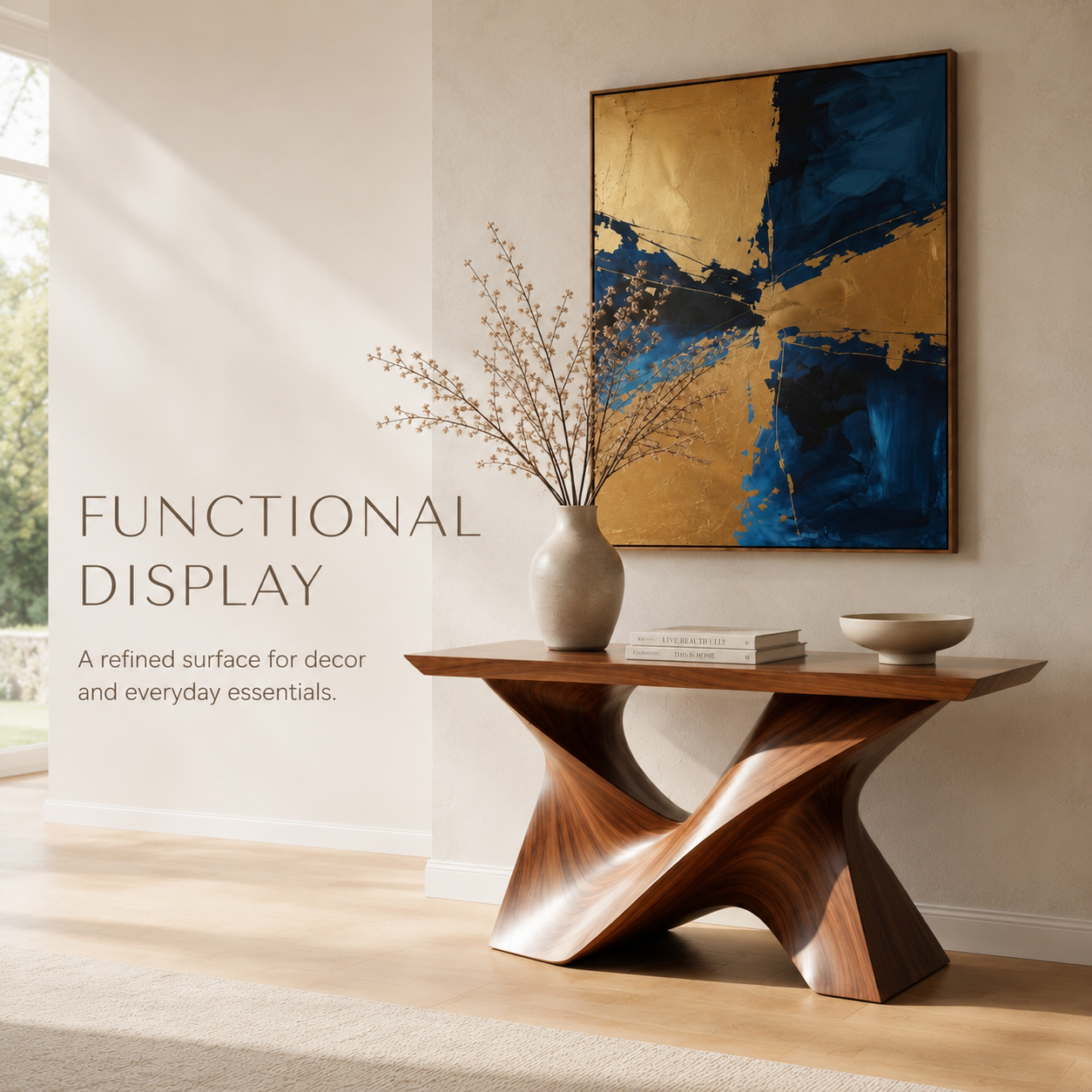Alden Portal Console Table - product detail 6
