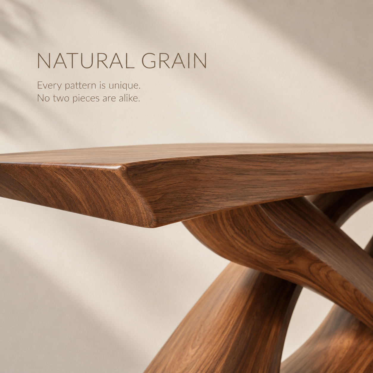 Oriel Pebble Edge Console Table - product detail 5