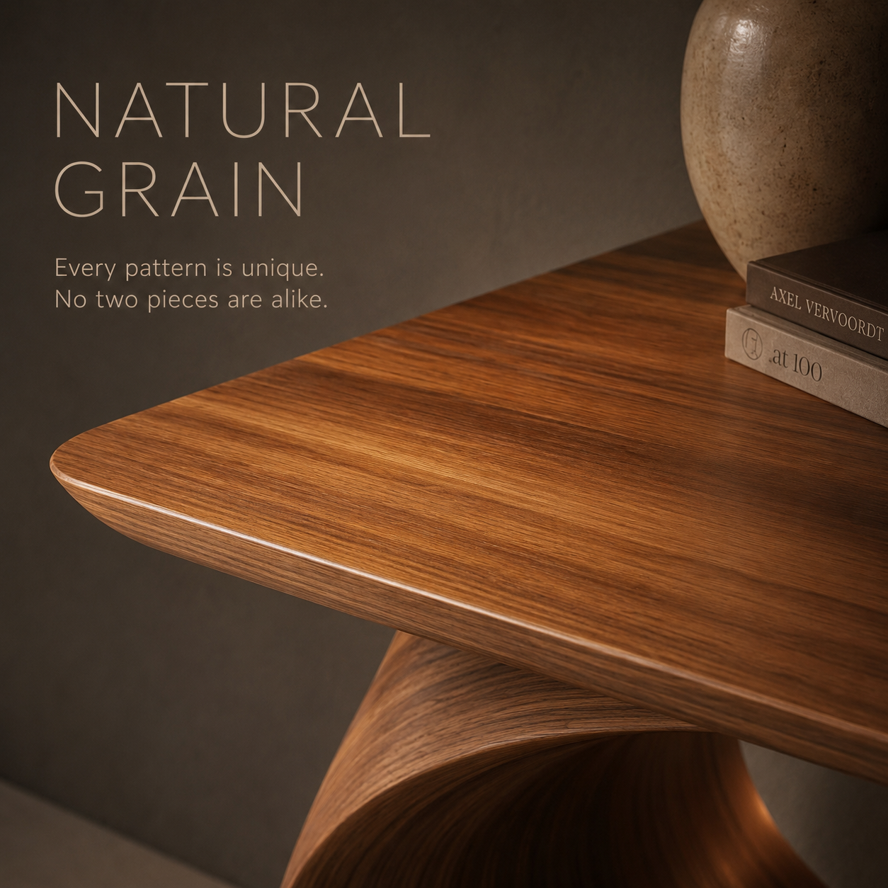 Brisa Modern Wood Console Table - product detail 4
