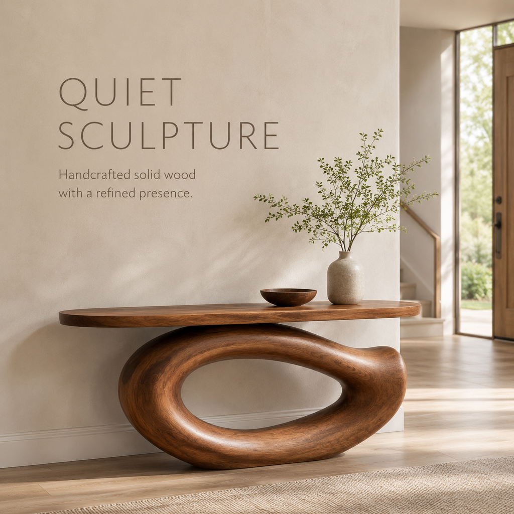 Aveline Sculptural Console Table - product image 02